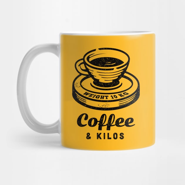 Coffee & Kilos - Coffee Lover Gym Lover by propellerhead